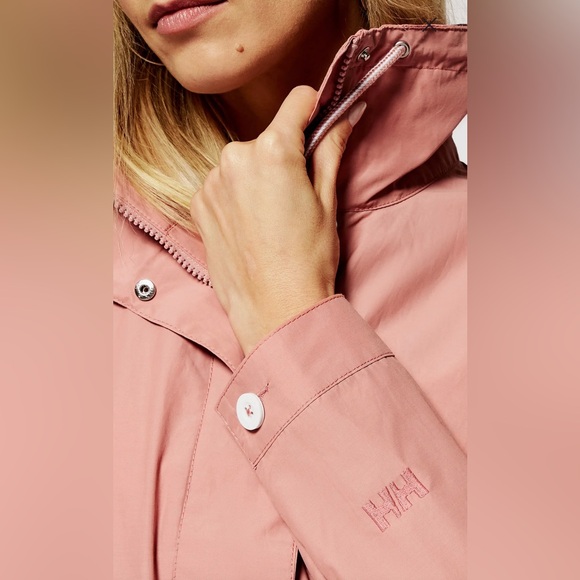 * NEW Pink Helly Hansen Japan Packable Wind Shell Jacket Parka 53403-096 L… - Picture 5 of 5